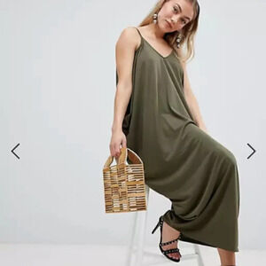 ASOS PETITE Drape Hareem Maxi Dress